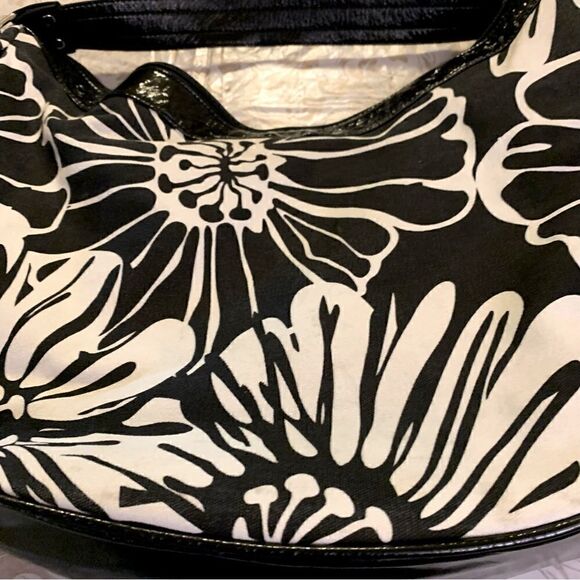 Tianni Handbag Hawaiian Hibiscus Flower Design Canvas & Vegan Leather Gorgeous - Picture 6 of 7